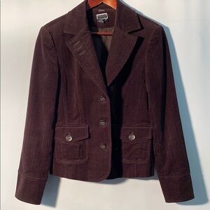Renuar Brown Corduroy Blazer Tailored Fit